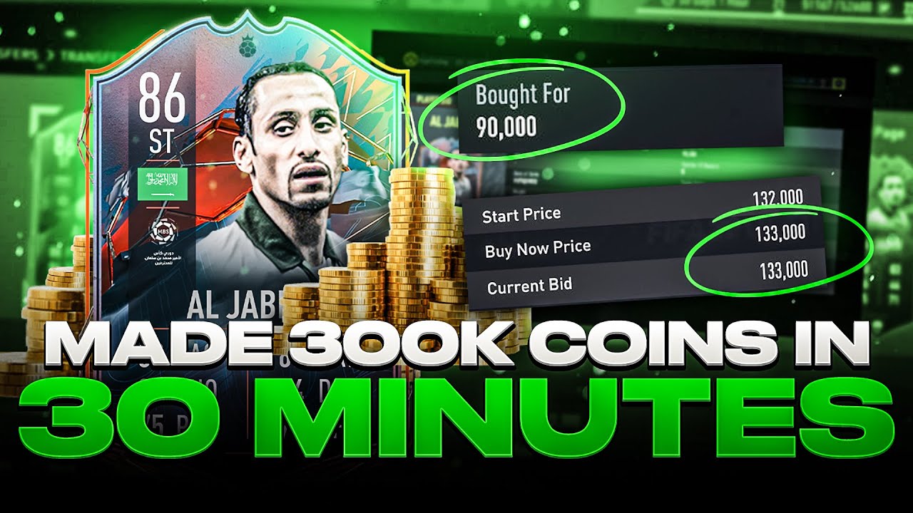 HOW TO MAKE 300K IN 30 MINUTES IN FIFA 22! | FIFA 22 ULTIMATE TEAM