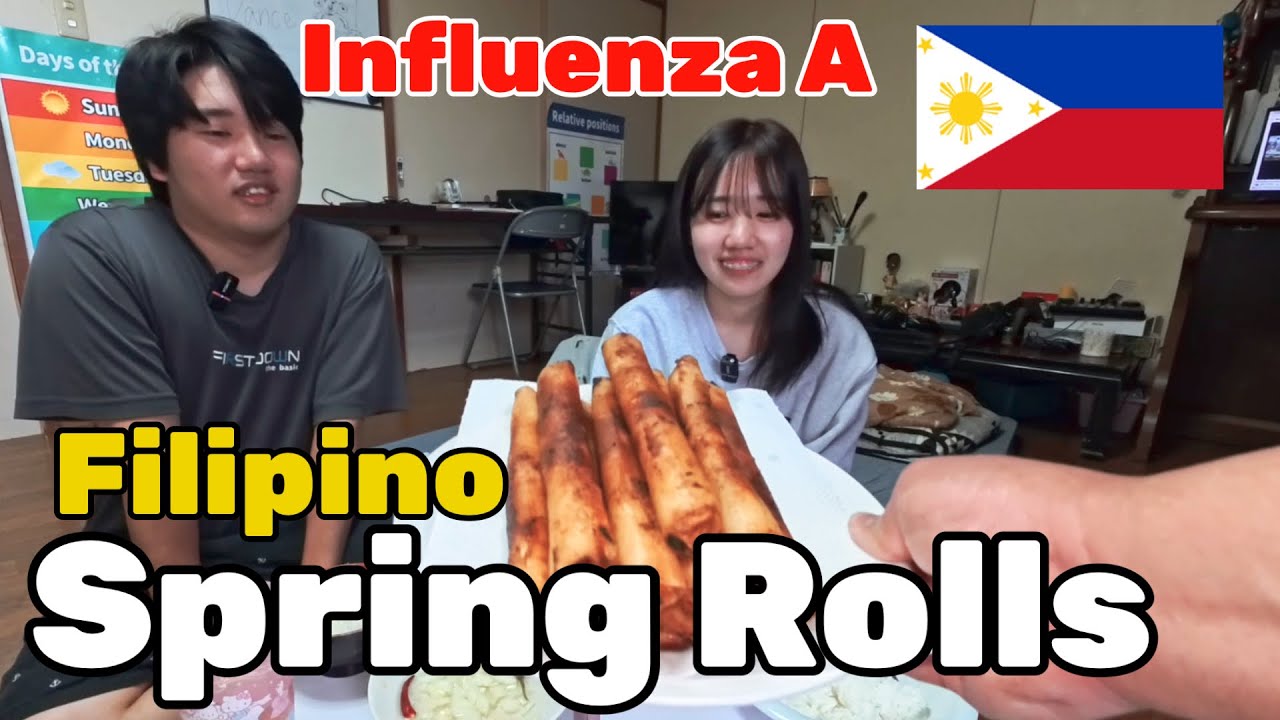 RECOVERING from INFLUENZA A | FILIPINO Spring Rolls