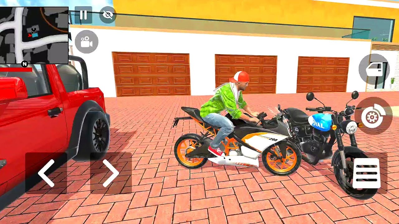 🎮 Franklin order by 2⃣  black car & 1⃣  chip and 1⃣  Fortuner in Indian 🇮🇳 bike auto simulator 🎮