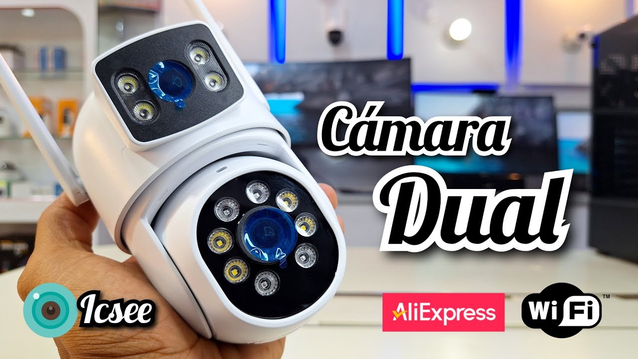 La mejor CÁMARA DUAL 8mp 4k Doble Lente Icsee Besder a9q