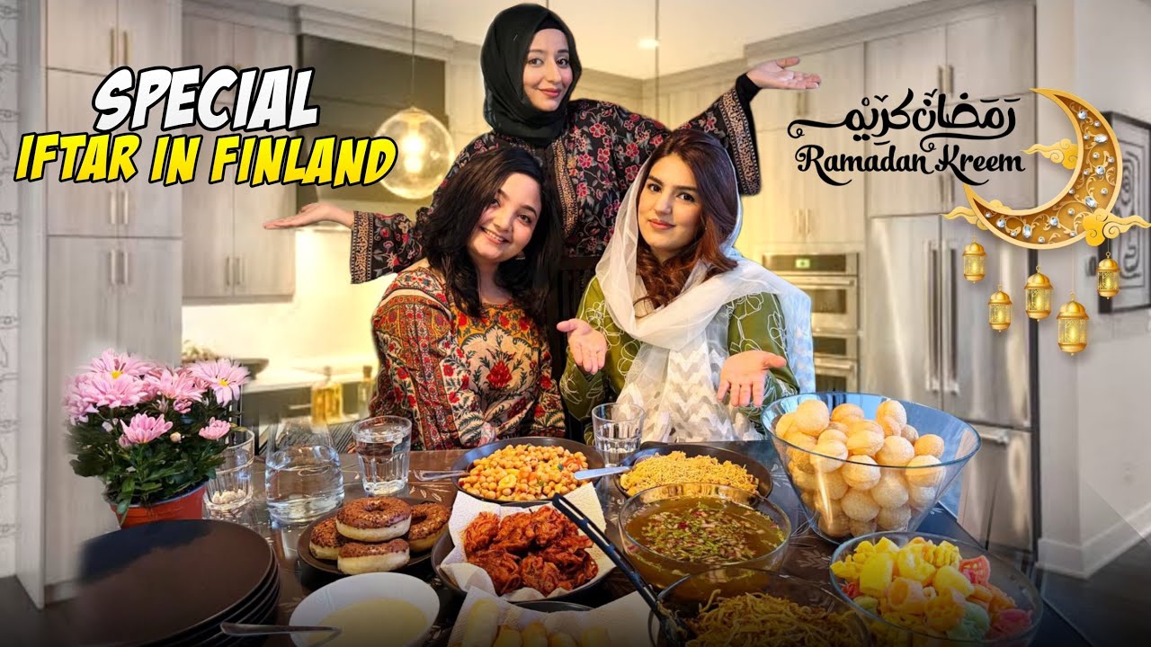 Special Iftar Party in Finland  | Nepali Food | Ramadan Edition  | Snow&Chai | Fariha and Sonia |