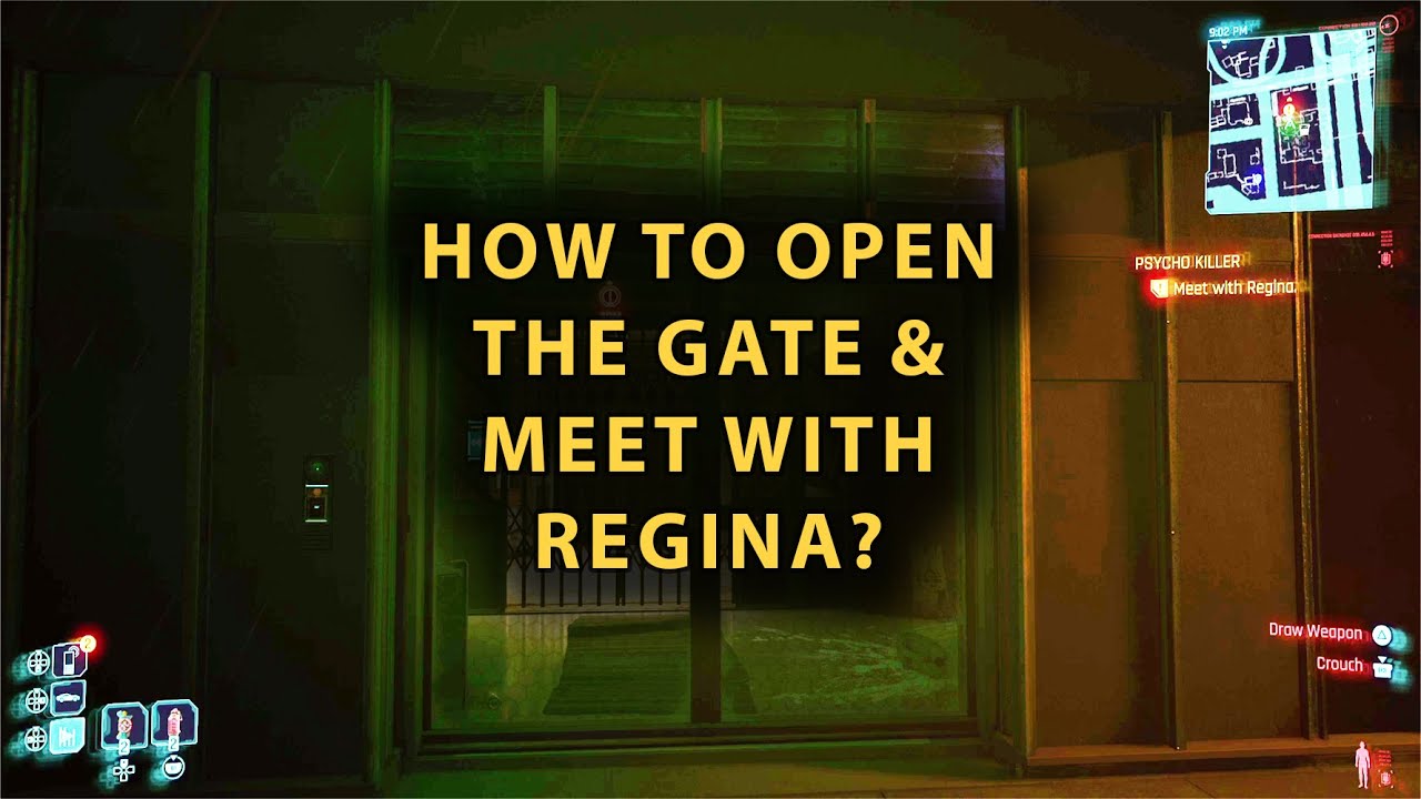 How To Meet With Regina [Open Building Gate] (Psycho Killer) - Cyberpunk 2077: Ultimate Edition!