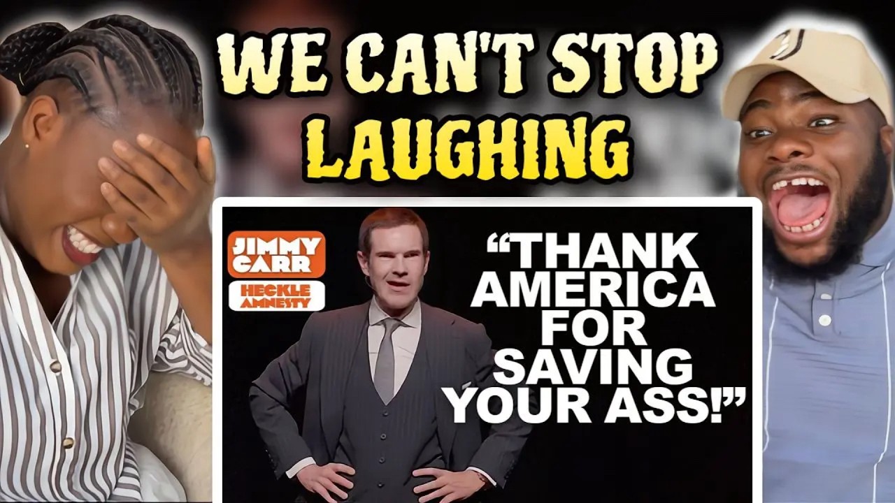 Jimmy Carr Crowd Work | American Heckler Gets a History Lesson | First Time Reaction