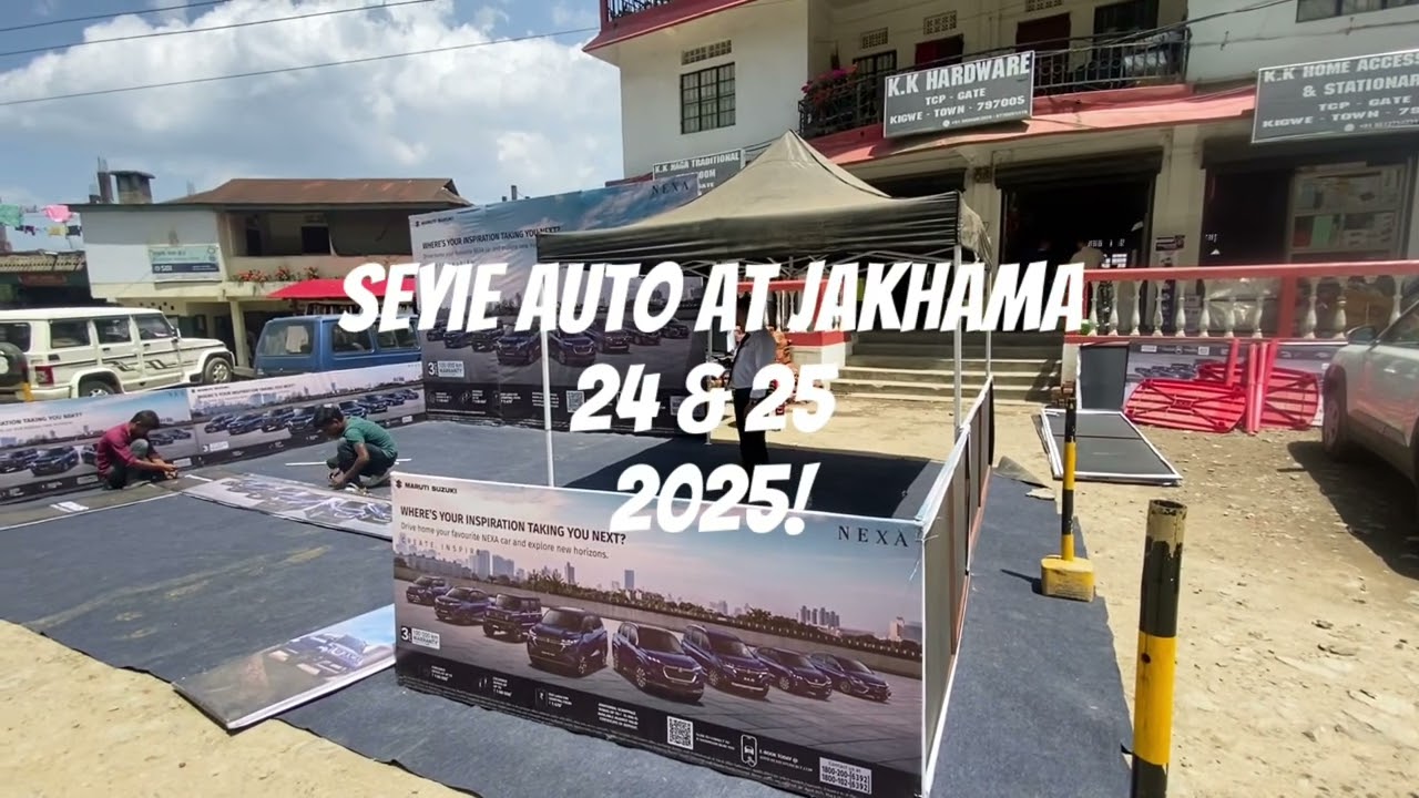 🚗💨🔥SEYIE auto at Jakhama for 24 & 25 Do visit us!
