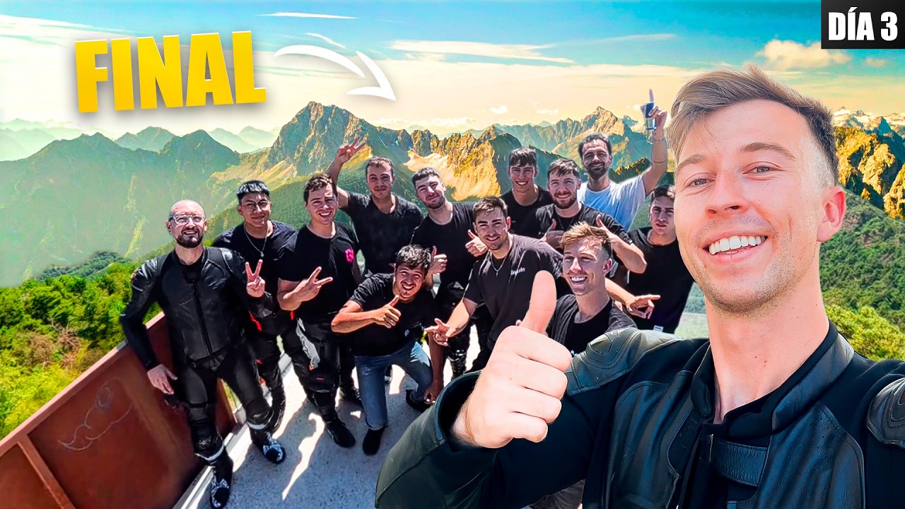 EL VIAJE con 10 DESCONOCIDOS LLEGÓ a SU FINAL | +1000km PIRINEO FRANCÉS