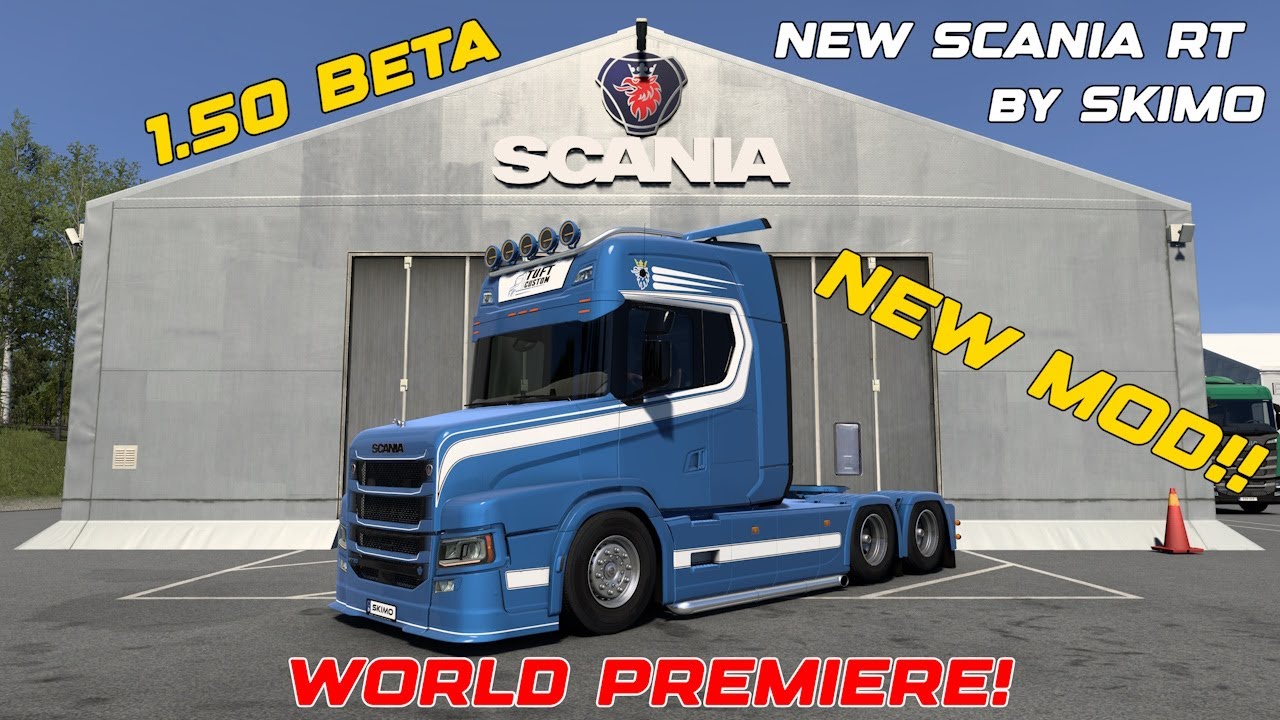 🔴 ETS2 | 1.50 on 4K | RTX 4080 16G | SCANIA RSI V8 by SKIMO | TOP SECRET MOD WORLD PREMIERE!