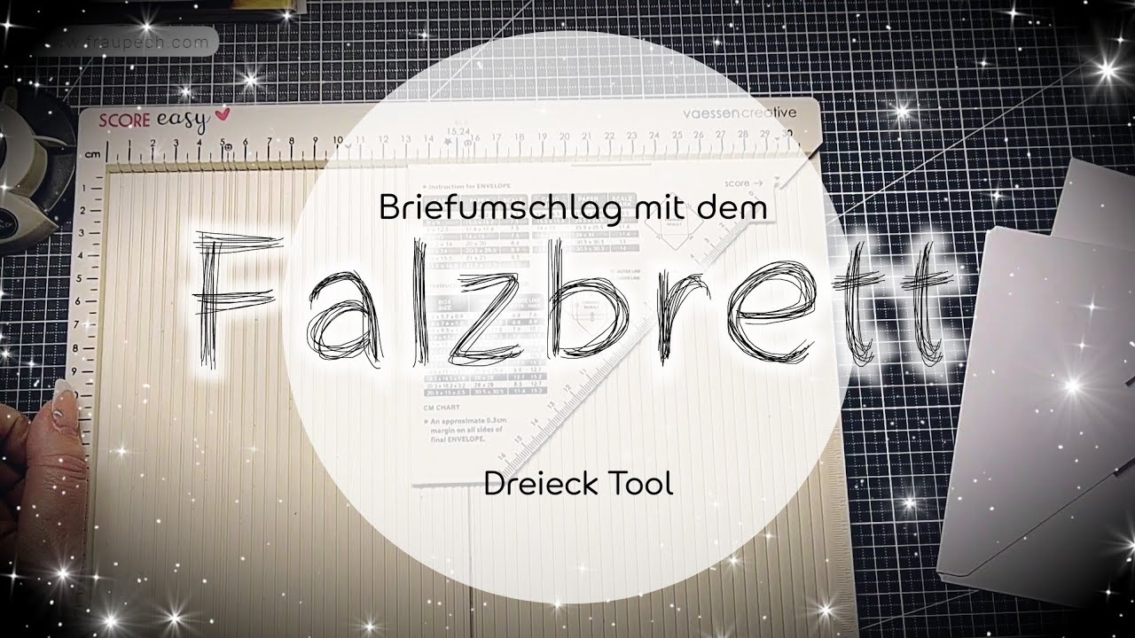 # 196 | Briefumschläge mit Falzbrett und Tool - ihr habt es euch gewünscht | #fraupechstrickkiste