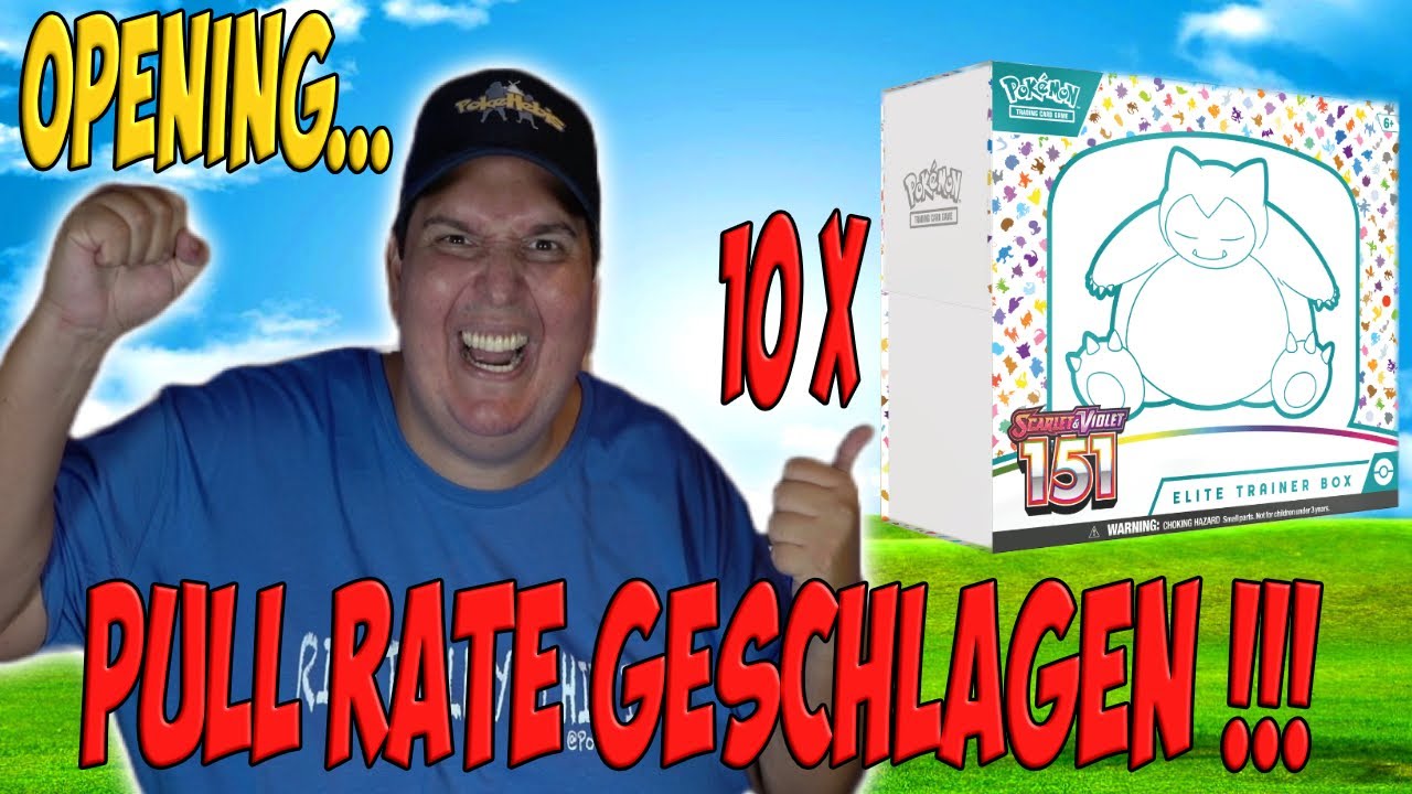151 Pokémon - mit 10 Elite Trainer Boxen die Pull Rate geschlagen!!!