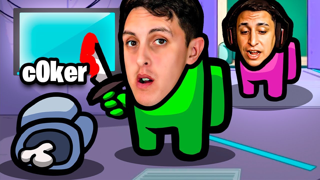 Soy Malo para ser Impostor - Among Us Con la Banda ft. @c0ker @PABLITORAN