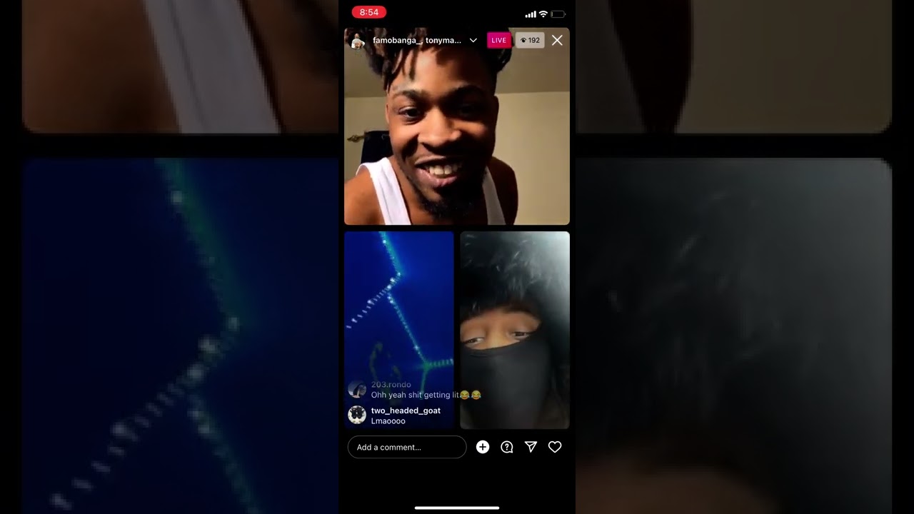 Famo Banga on live with his opp Tony
