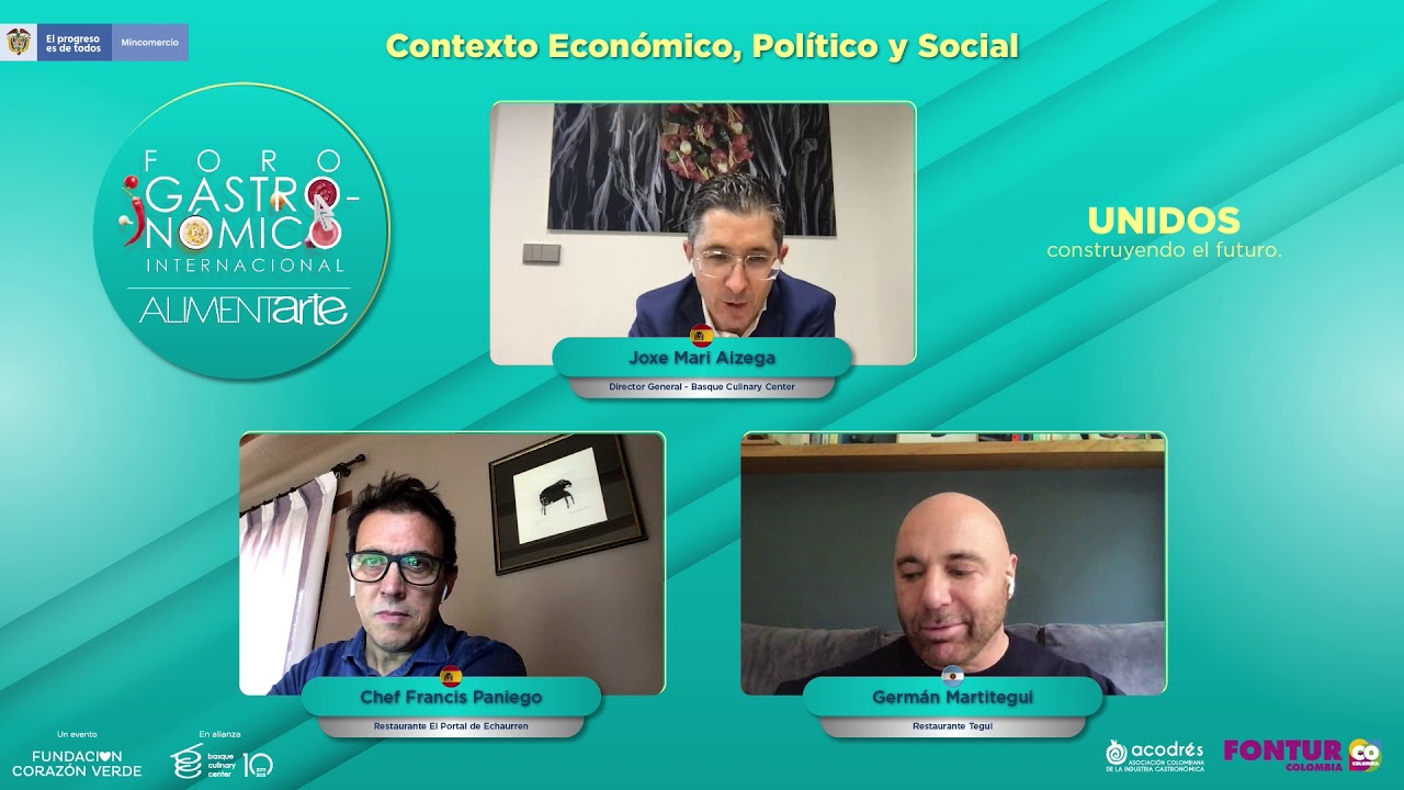 Foro Alimentarte 2021: Joxe Mari Aizega - Germán Martitegui - Francis Paniego