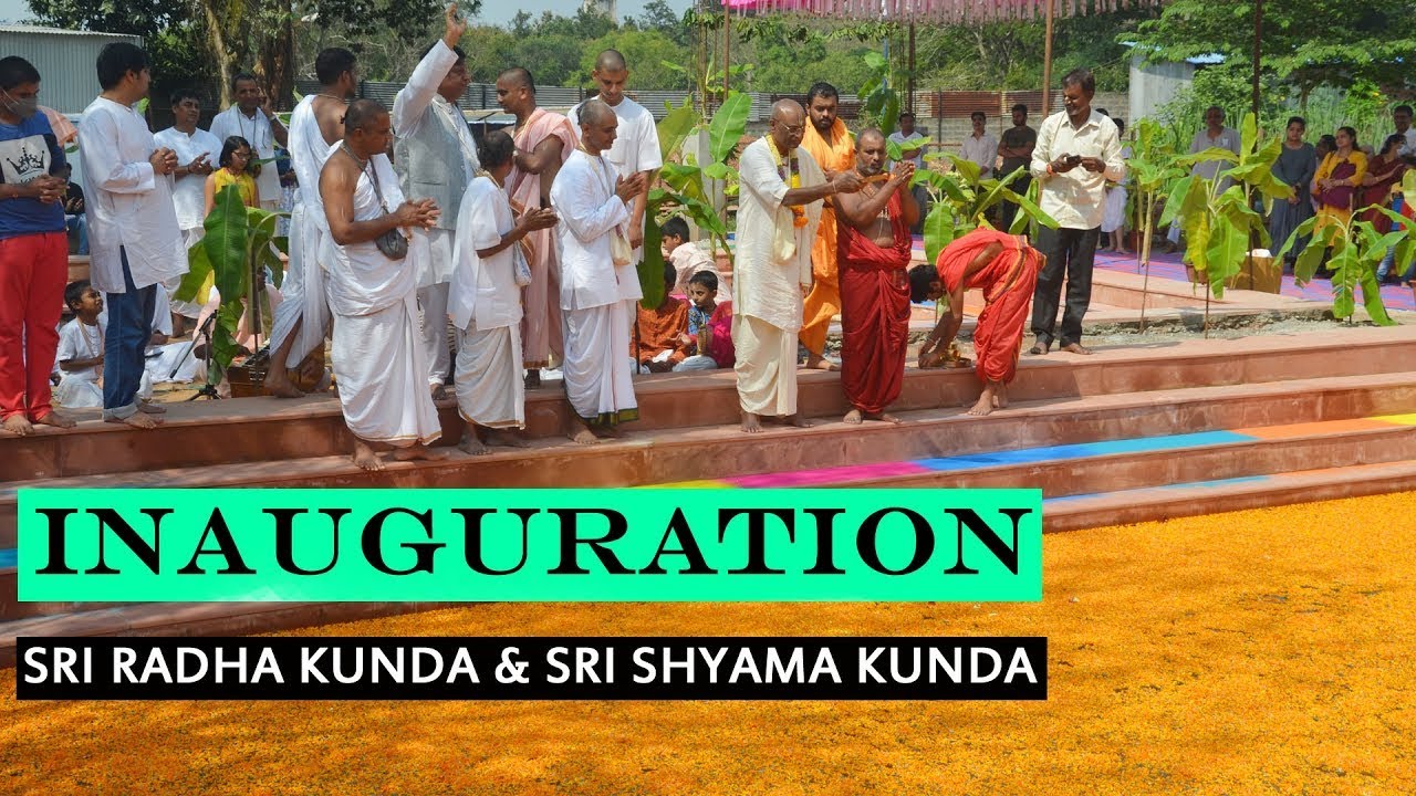 Sri Radha Kunda Inauguration