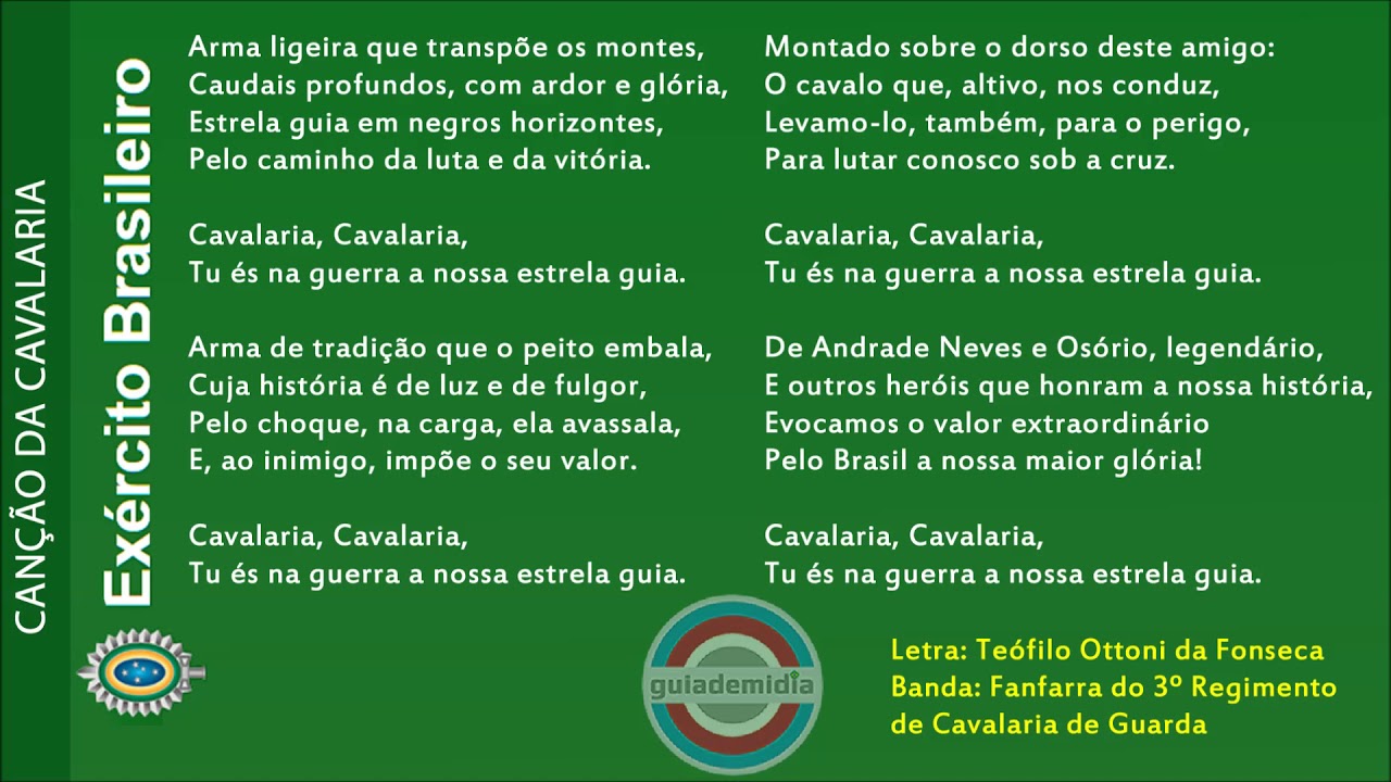 Can&ccedil;&atilde;o da Cavalaria