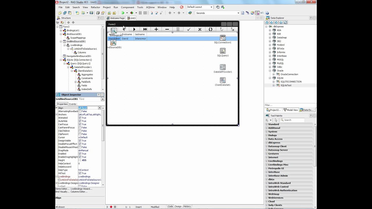 Using a SQLite database in VCL and FMX apps