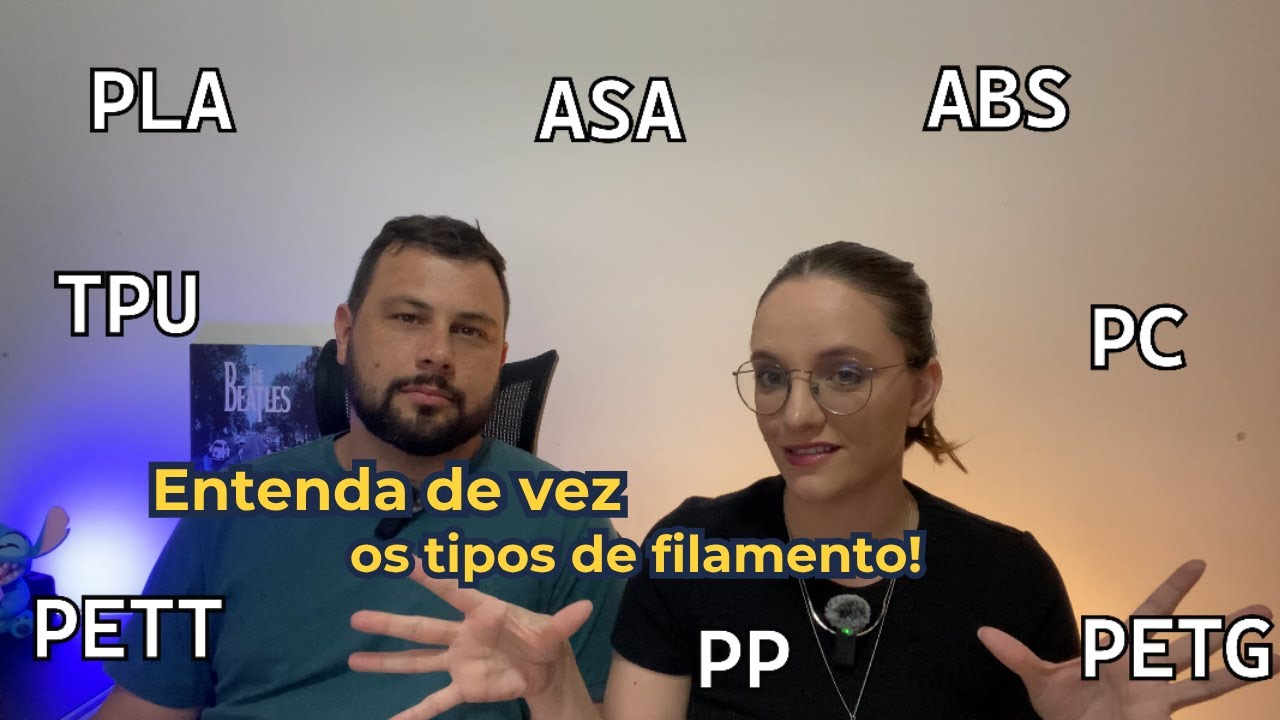 O GUIA DEFINITIVO dos filamentos 3D!