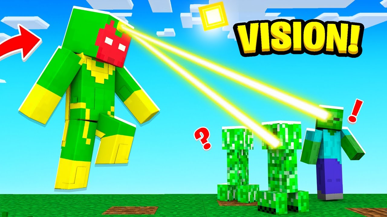 Playing as VISION in Crazy Craft!