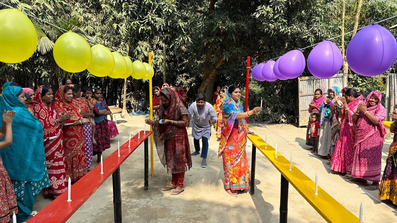 প্রতিযোগিতামুলক এই চ্যালেঞ্জে কে আগে দিয়াশলাই দিয়ে মোমবাতি জ্বালিয়ে বেলুন ফাটিয়ে জিতে নিবে পুরস্কার?
