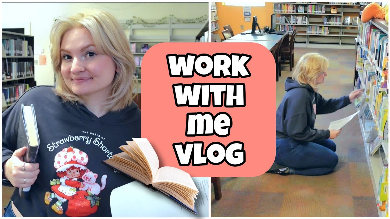 Day in my life as a library assistant pt.2 📚