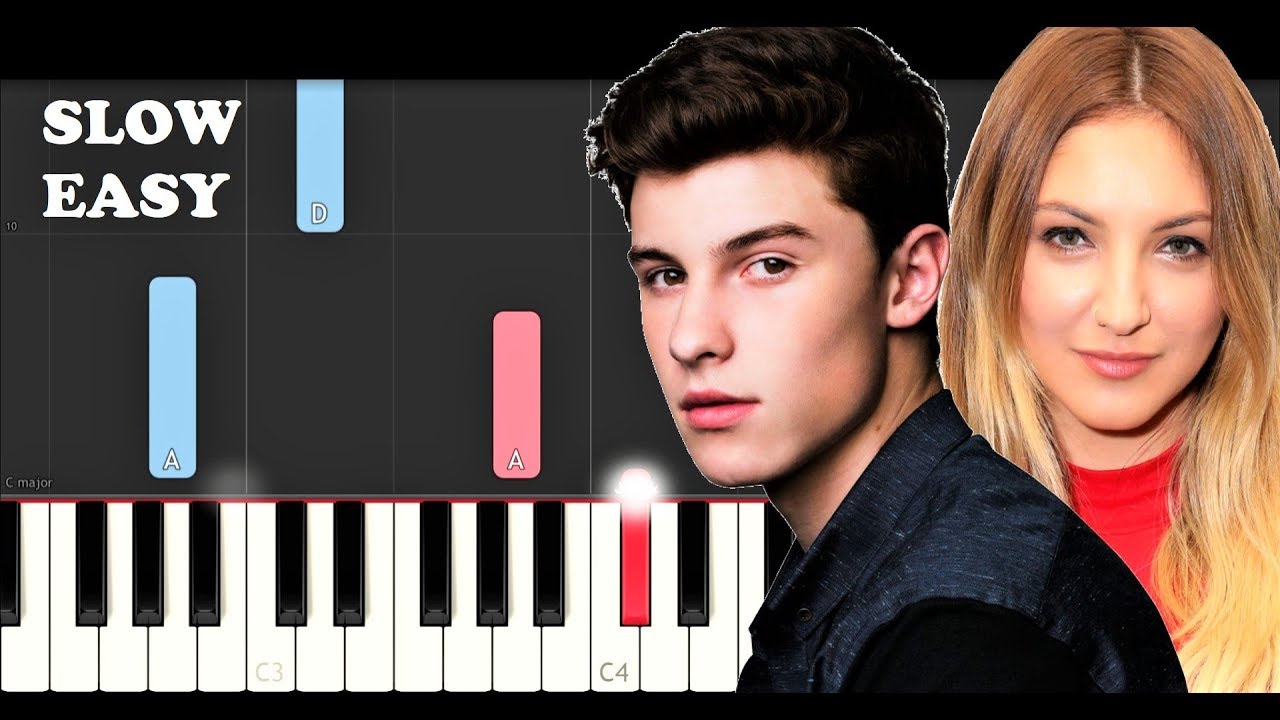 Shawn Mendes ft Julia Michaels - Like To Be You (SLOW EASY PIANO TUTORIAL)