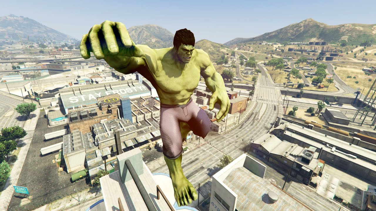 GTA V - Ragdolls And Fails Compilation V.2 ( Hulk / Ultimate Parkour Jumps Fails)