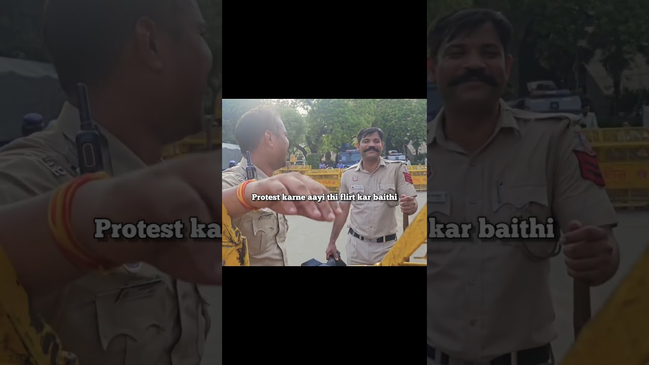 GenZ protest core (Cop edition) #shorts #jantarmantar #sauravdas #abhijeetdipke #genzprotest #funny