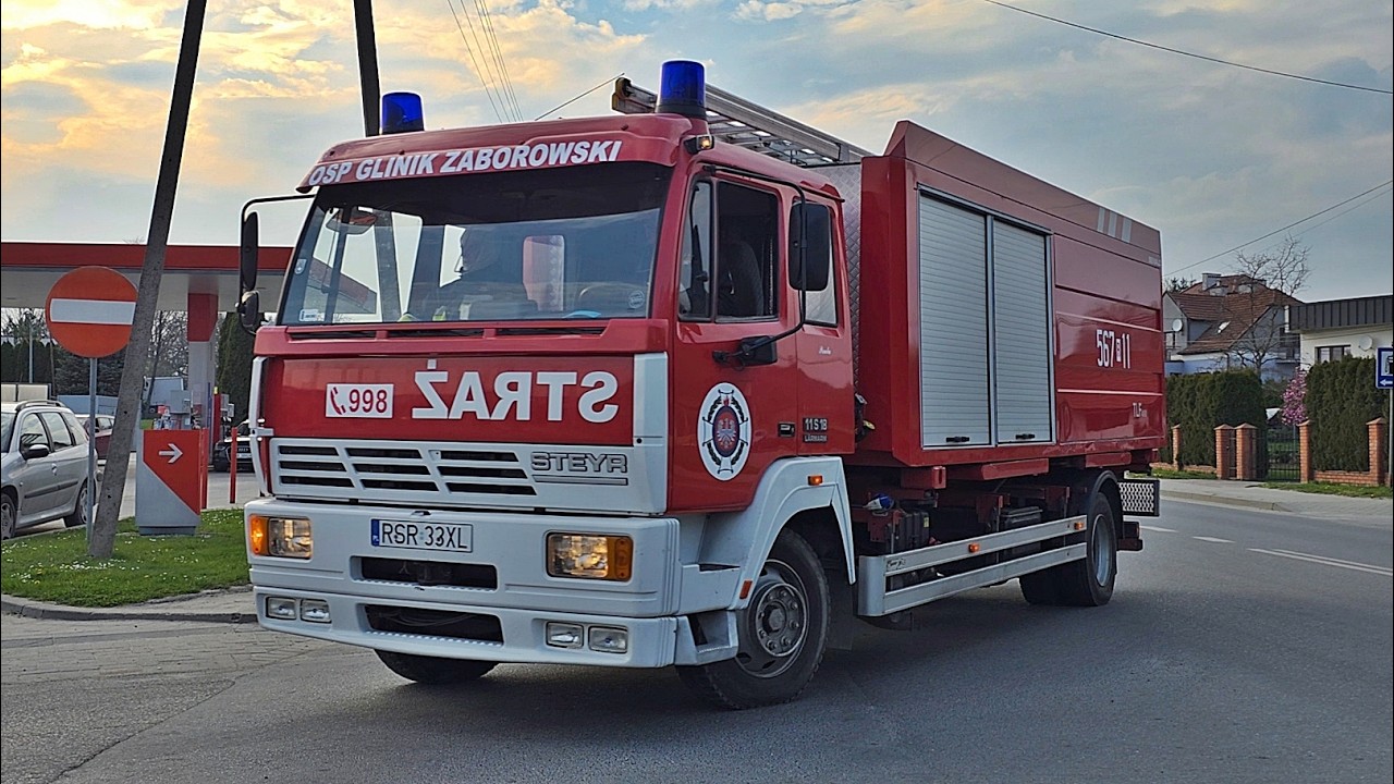 567[R]11 - GBM 4/16 Steyr 11S18 Larmarm/Seiwald - OSP Glinik Zaborowski - Alarmowo