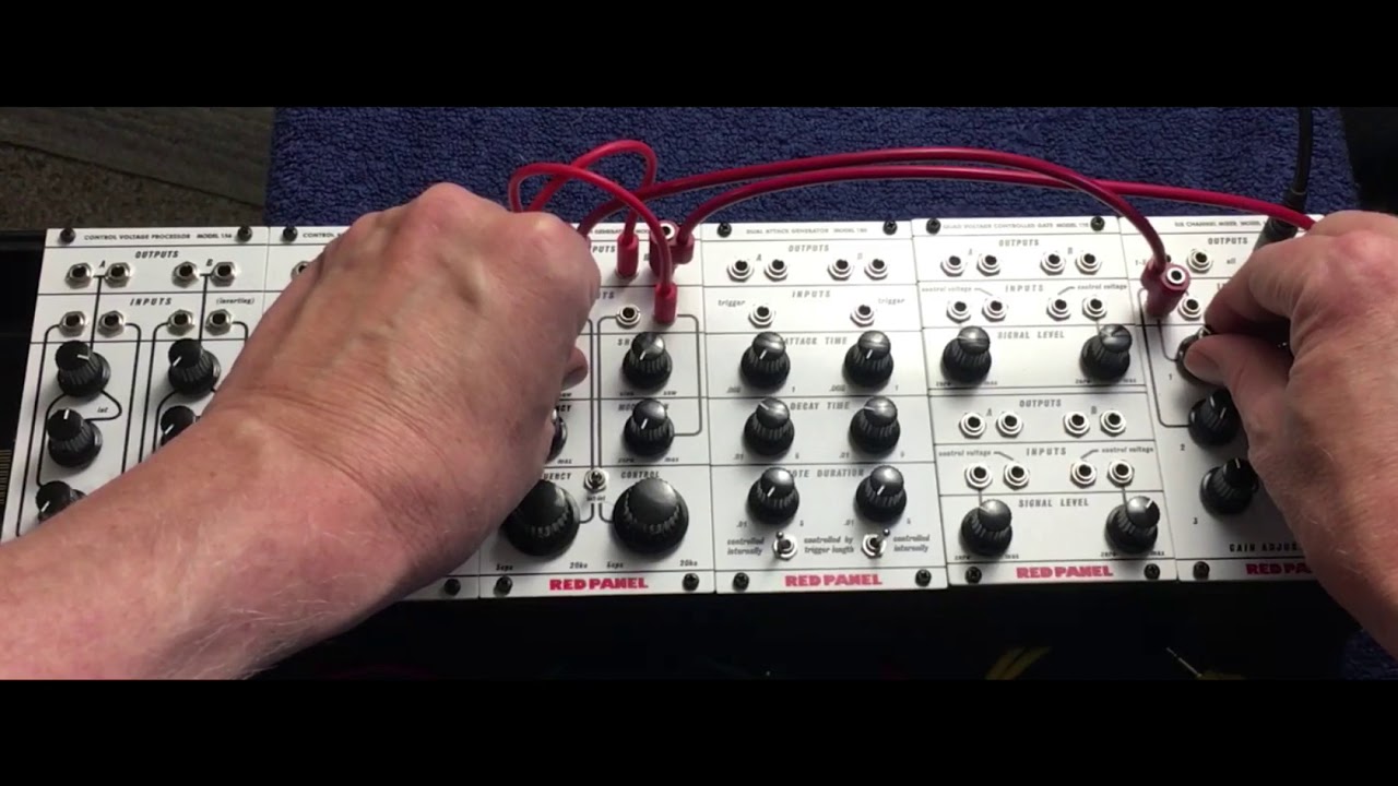 BuchlaUSA Red Panel Eurorack