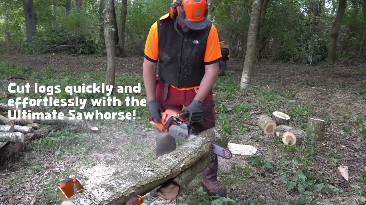 Chainsaw Heavy-Duty Log Sawhorse - 9300815