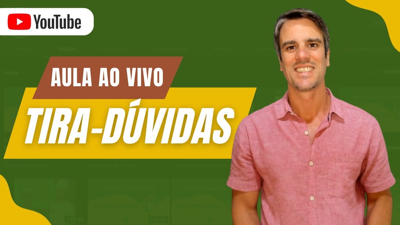 Aula Tira Dúvida Bioconstrução Profissional