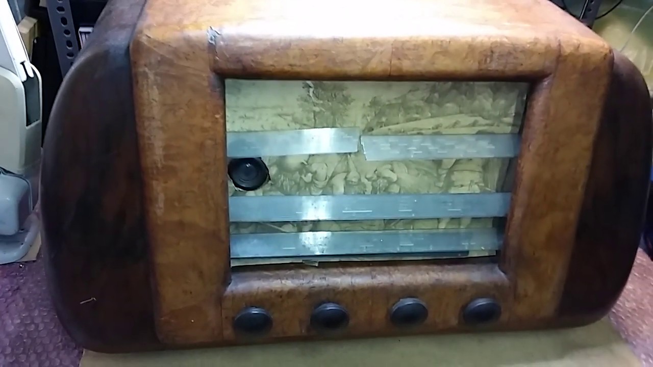 Radio a valvole CGE 175 parte I (radio ancora da riparare)