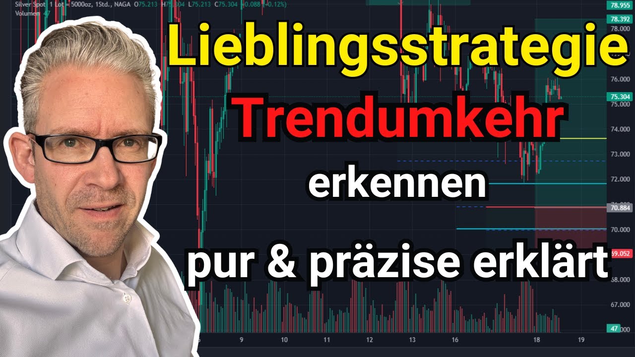 Trendumkehr erkennen - ganz ohne Indikatoren (So trade ich Silber)