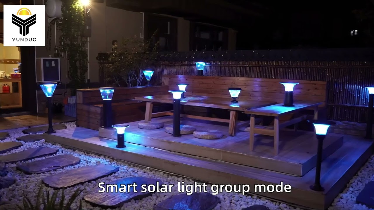 [Yunduo Lighting] Solar decorative light intelligent graffiti APP control. 