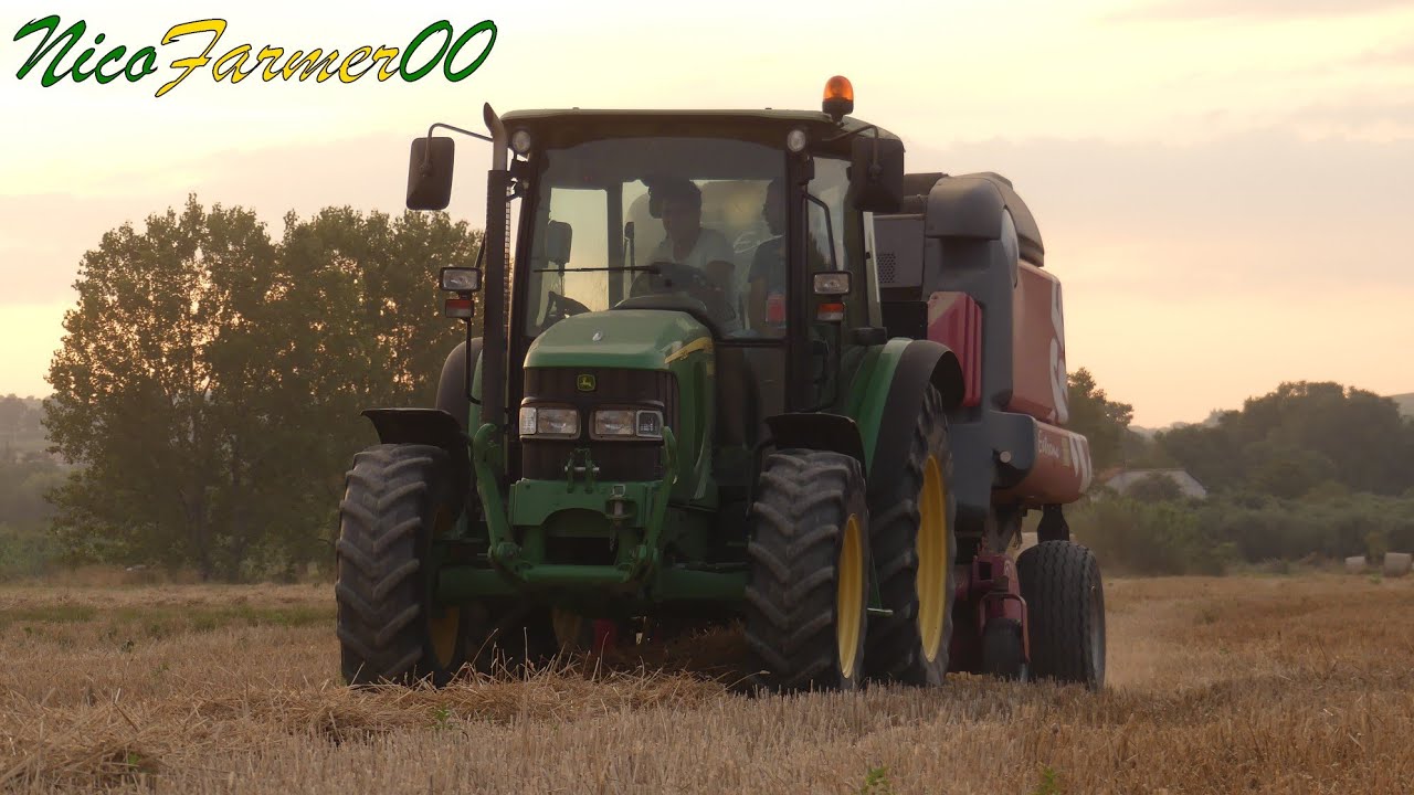PRESSING STRAW 2K20 | JOHN DEERE 5720 + Round Baler FERABOLI EXTREME 265 HTC | TEAM STIVALE