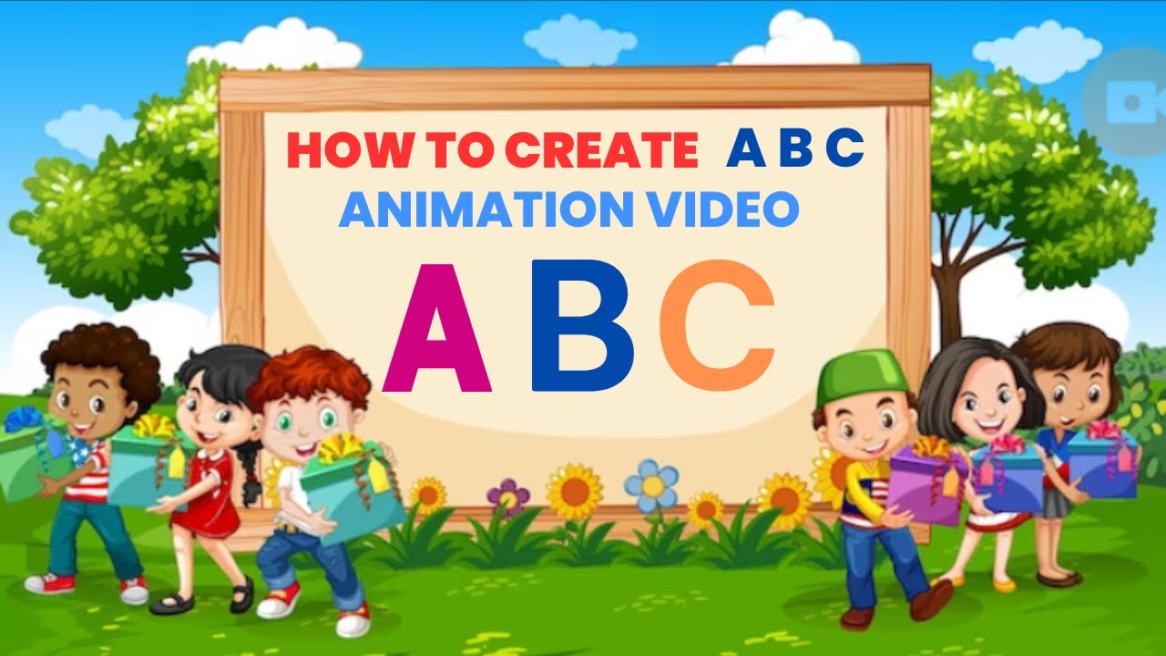 How to make alphabet Animation videos for kids(Cartoon Animation)