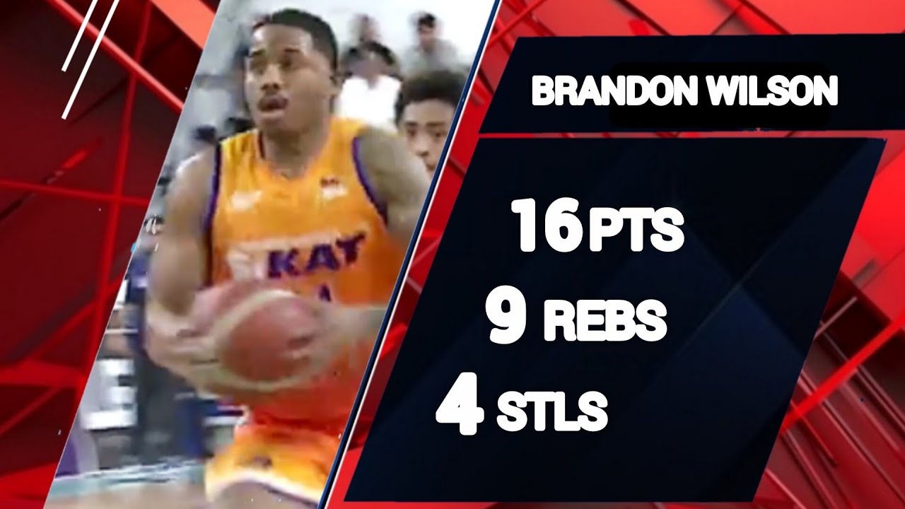 BRANDON WILSON | BEST PLAYER OF THE GAME vs. BULACAN