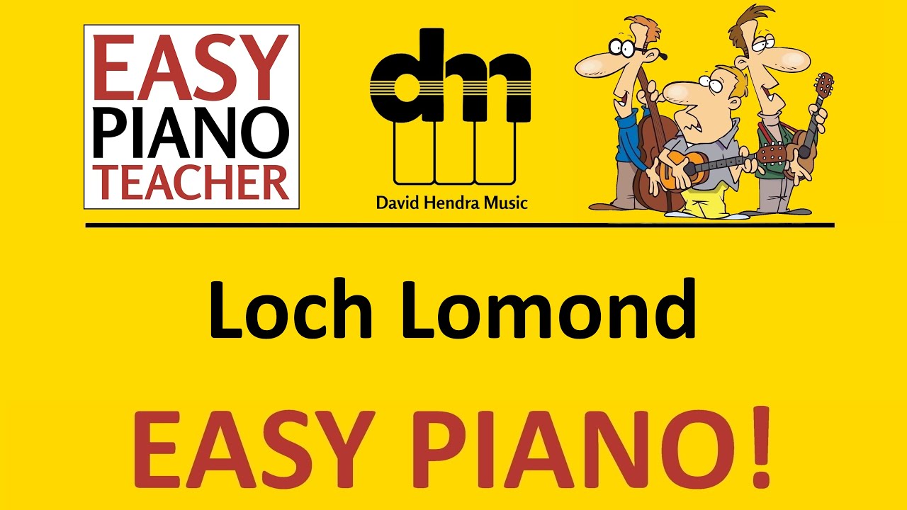 Loch Lomond piano tutorial: EASY keyboard song (Scottish folk tune) & note names #EPT 🎹