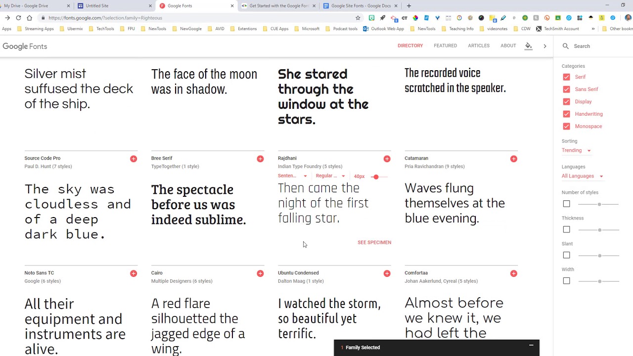 Customizing Fonts in the New Google Sites