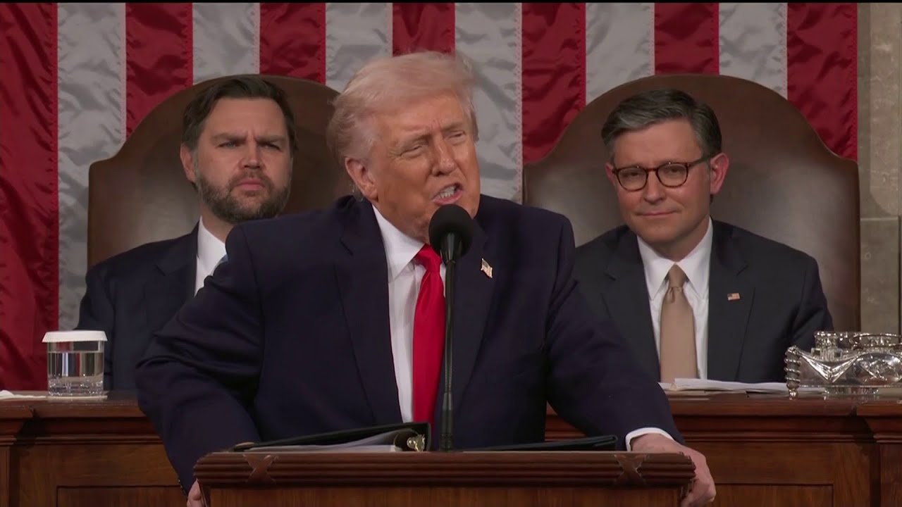 President Donald Trump delivers 2026 State of the Union address