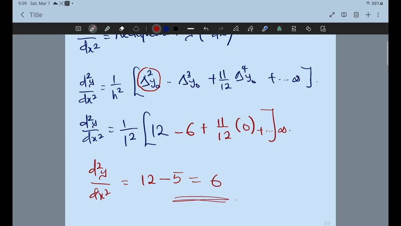 #NUMERICAL DIFFERENCIATION EXPLAINED. MATHS. 209. BY SIR RIZZY
