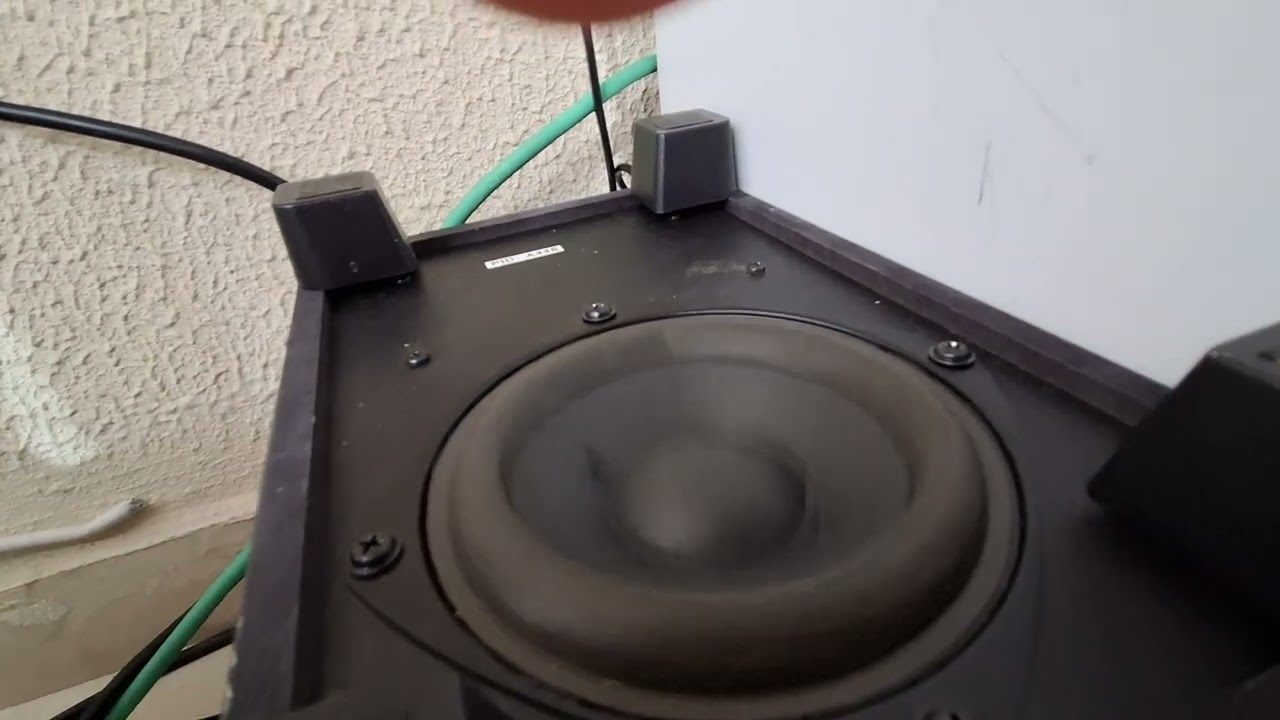 Logitech 313 bass test sarkı=mtx bass elektoronik