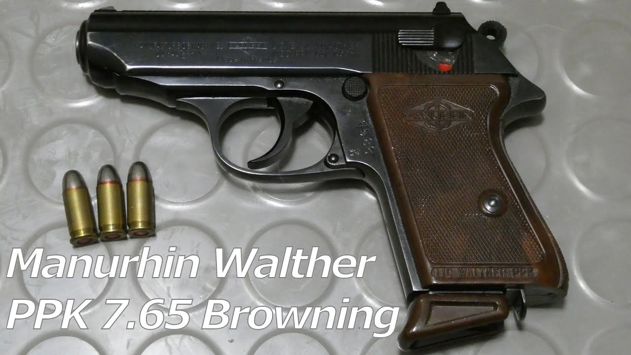 Walther PPK field strip & test firing