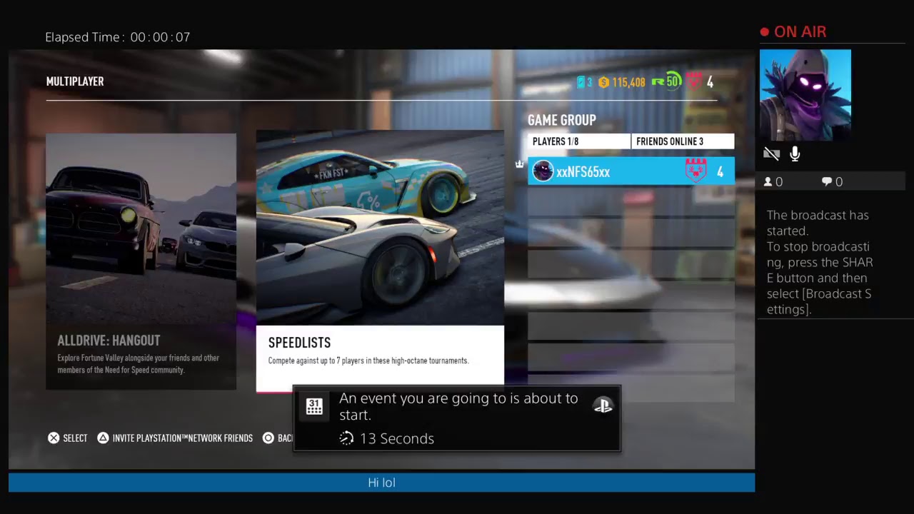 Nfs payback Awd event livstreem 2