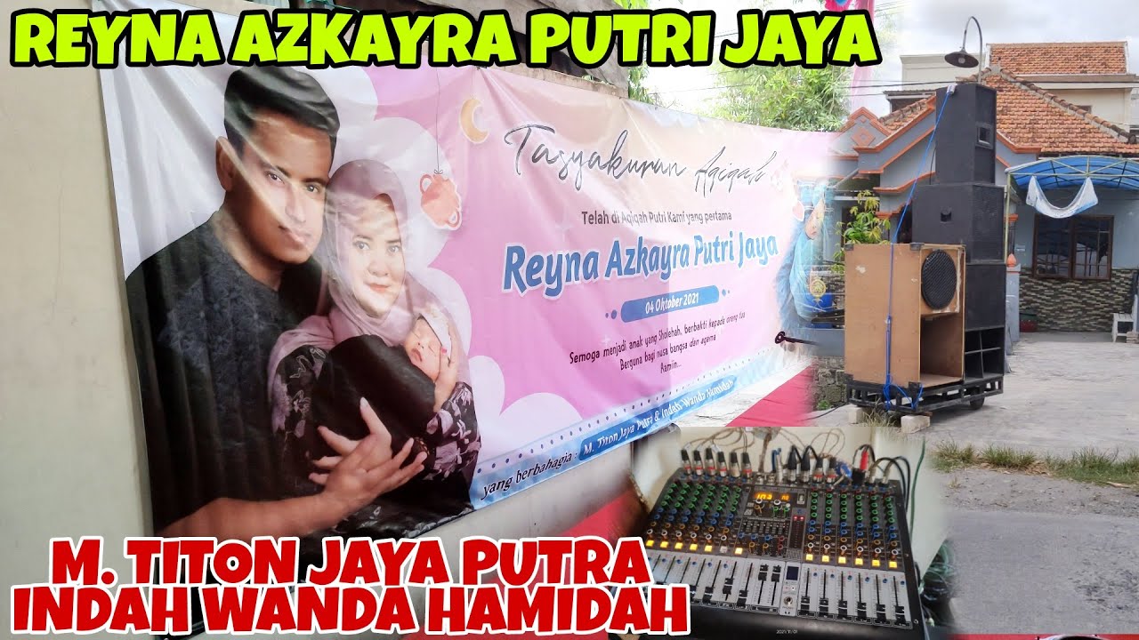 ACARA AQIQAHAN ANAK PERTAMA pakai sound sendiri ternyata... Begini suaranya...