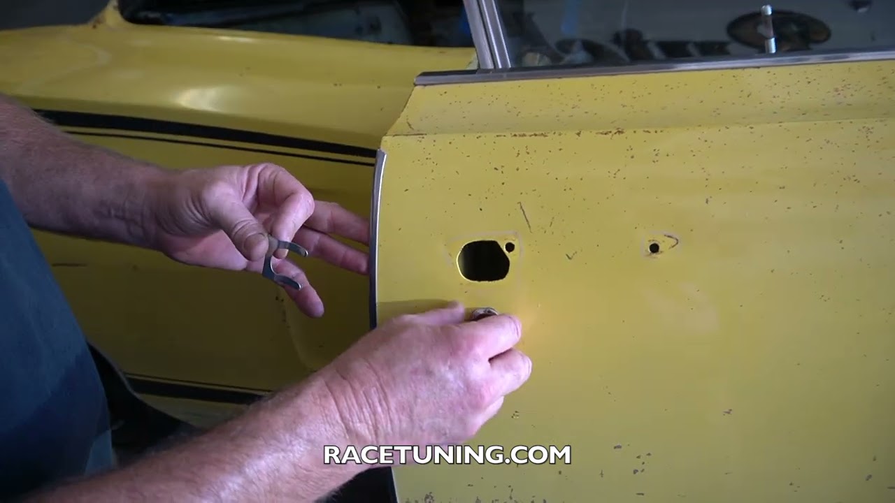 68-70 MOPAR B-BODY DOOR HANDLES, LOCKS & MIRROR INSTALL - Road Runner GTX Charger Coronet Super Bee