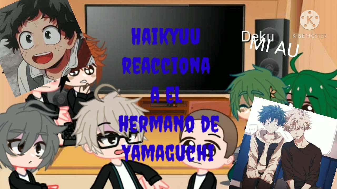 haikyuu reaction to Yamaguchi's brother/ ❌Spanish videos❌ unu
