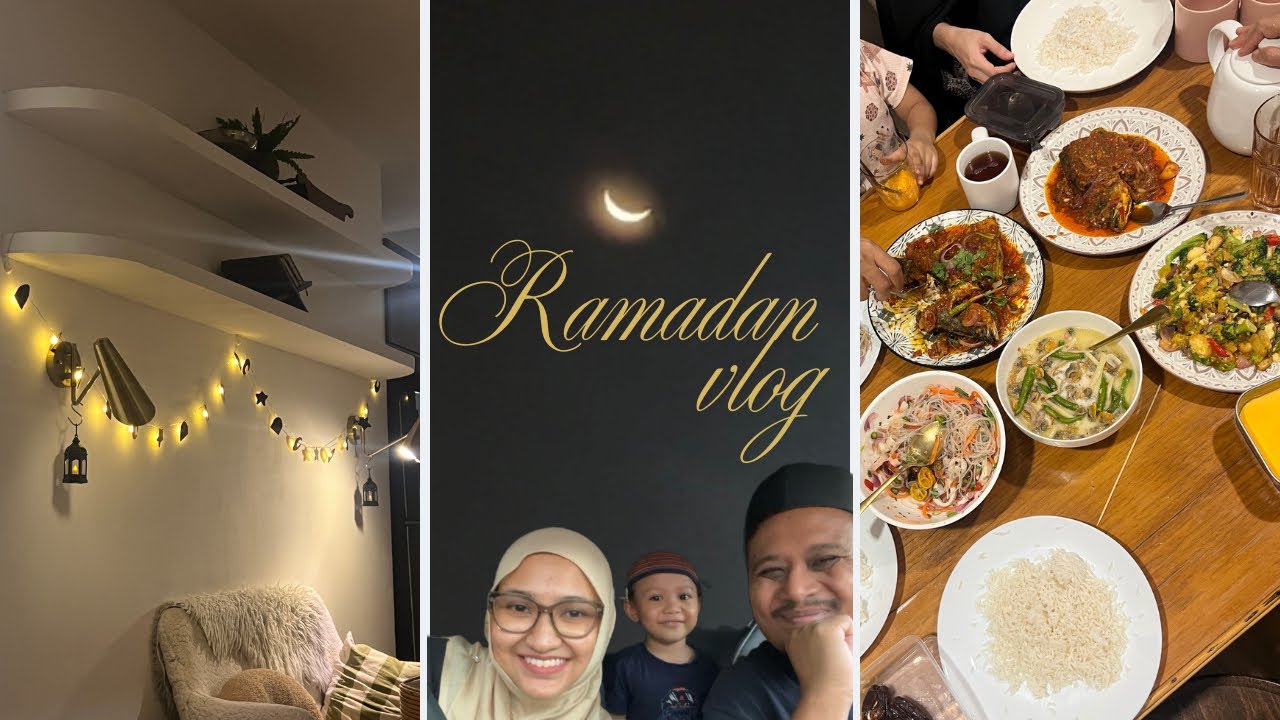 Ramadan Vlog | Preparation for Ramadan, Ramadan Decor, Iftar with family 🤍 | Malaysia