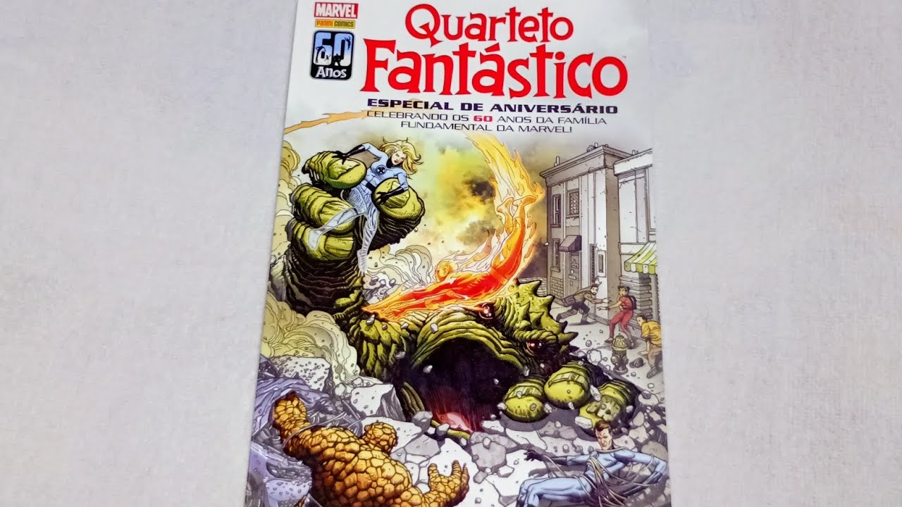 Video(2040). Presente do Ademir/Quadrinho Quarteto Fantástico Especial de Aniversário 60 anos/2022.😁