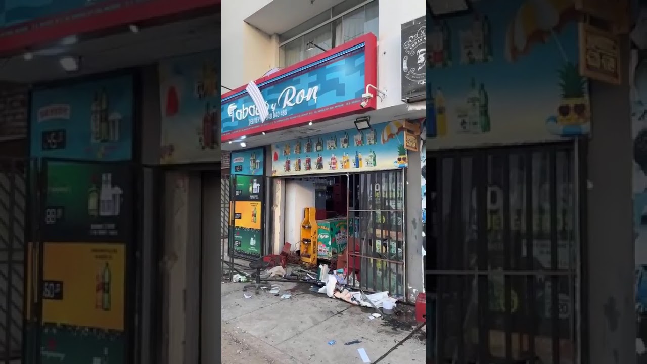 Trujillo: Atentado simultáneo en tres sedes de licorería Tabaco & Ron. En vivo desde Av. Larco