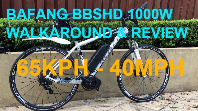 Bafang BBSHD 1000w Walk Around Review 65kph - 40mph!