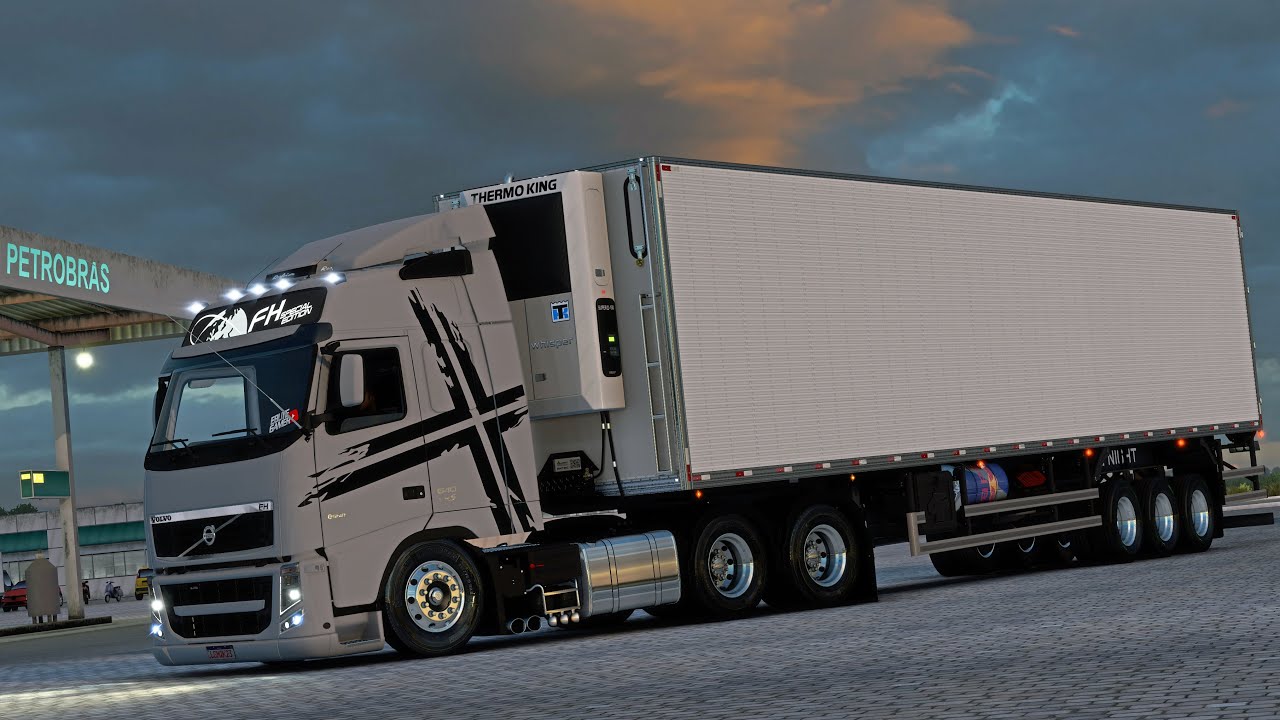 ANOITECENDO NA BAHIA - VOLVO FH 540 CLASSIC NA CÂMARA FRIA - ETS 2 MODS BR